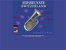 Tablet Screenshot of hirsbrunner.com